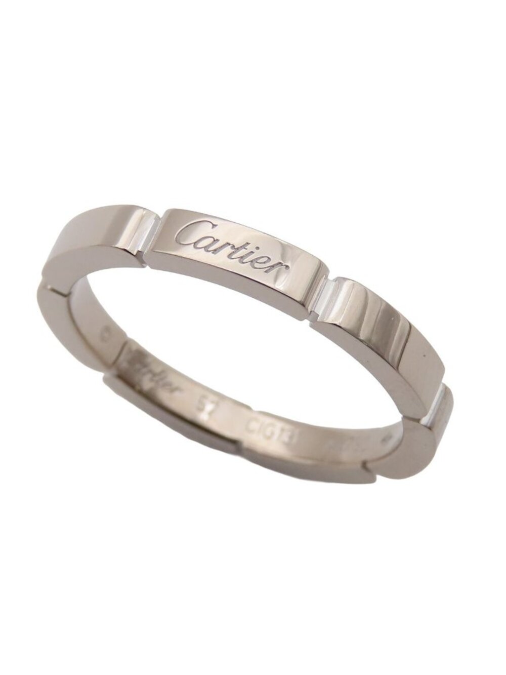 Cartier Maillon Panthere White Gold 18k 57 Ring